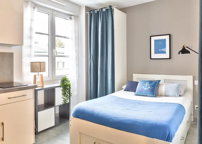 Apartman Cosy Quartier Harteloire Proche Centre-ville Breszt